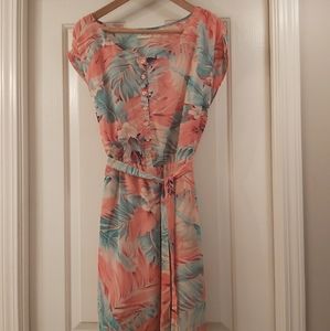 Mishmash tropical print Summer Dress